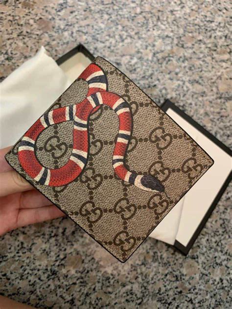 gucci wallet snake replica|gucci kingsnake men's wallet.